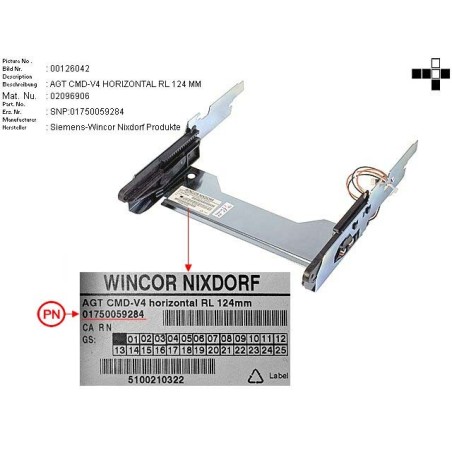 02096906 - TRANSPORT CMD-V4 HORIZONTAL RL 124MM