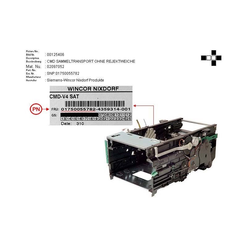 02097052 - CMD STACKER MODULE WITHOUT SINGLE REJECT