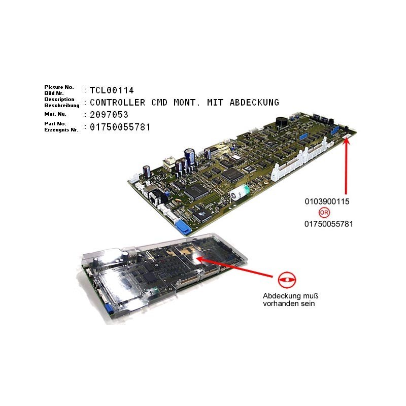 02097053 - PCB CMD ASSD. WITH COVER