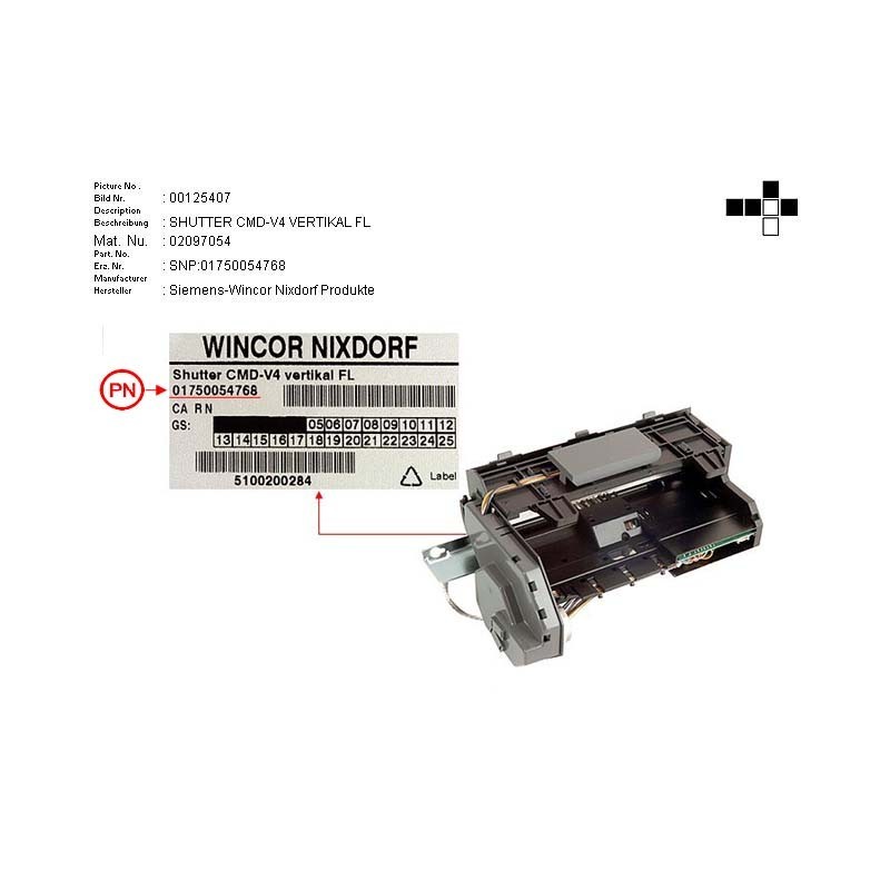 02097054 - SHUTTER CMD-V4 VERTICAL FL