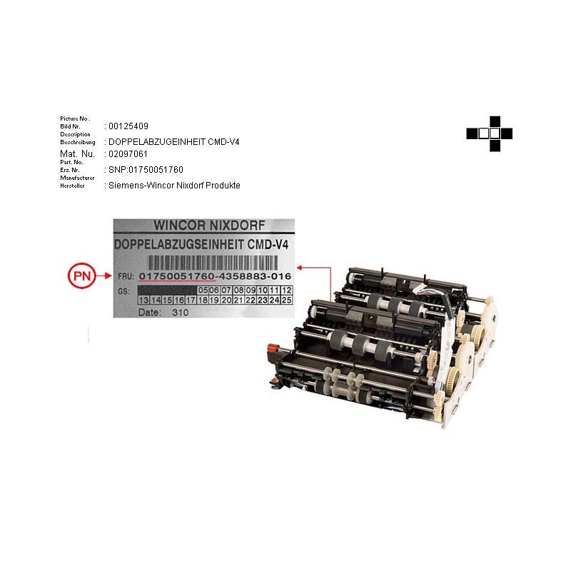 02097061 - DOUBLE EXTRACTOR UNIT CMD-V4