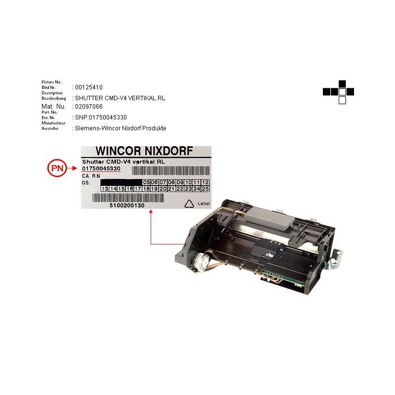 02097066 - SHUTTER CMD-V4 VERTICAL RL