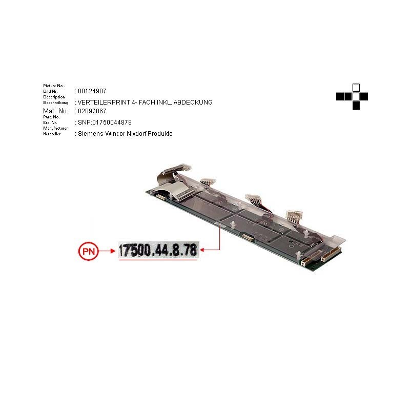 02097067 - DISTRIBUTOR BOARD 4 WAY WITH COVER