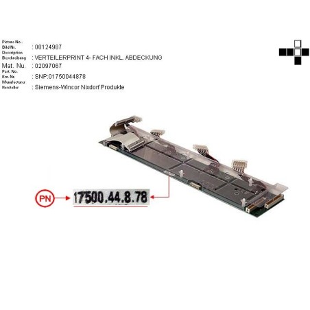 02097067 - DISTRIBUTOR BOARD 4 WAY WITH COVER