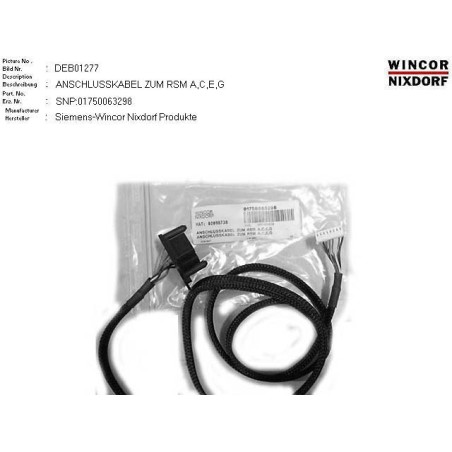 02098738 - CONNECTORCABLE TO CASSETTE A.C.E.G