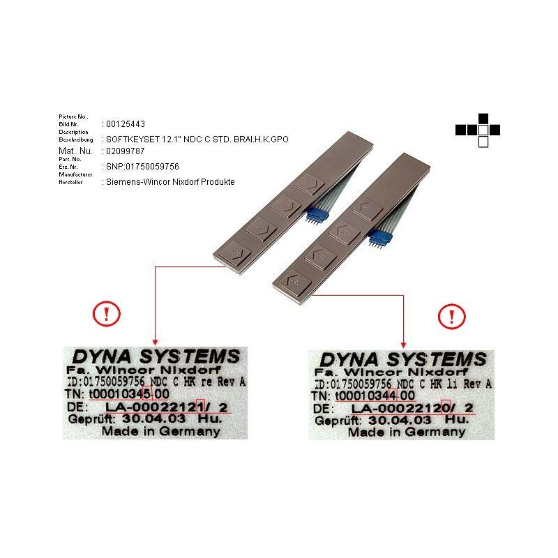 02099787 - SOFTKEYSET 12.1  NDC C STD. BRAI.H.K.GPO