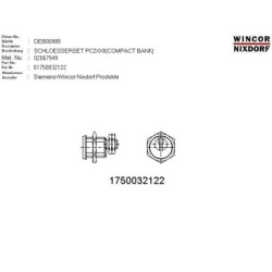 02067949 - SET OF LOCKS 225-08-1 2CXXX (KEY 3)