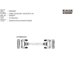 02068471 - CABLE DSUB25M - DSUB25F 4.1 M