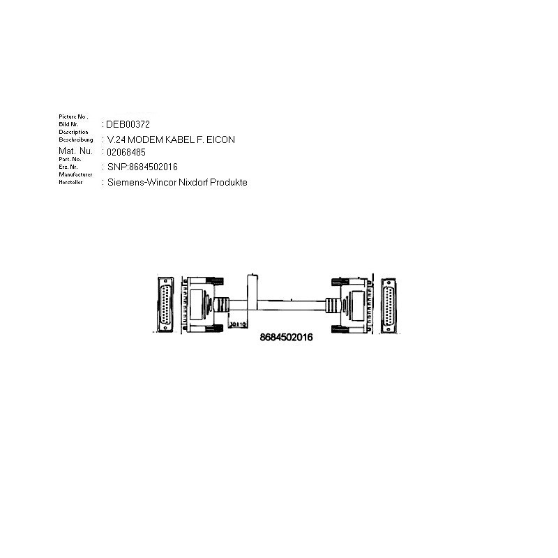 02068485 - CABLE V.24 7.0M