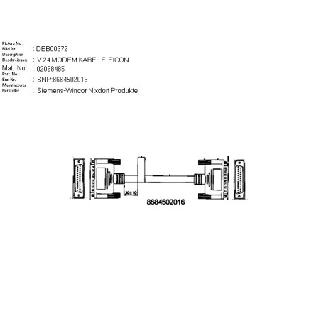02068485 - CABLE V.24 7.0M