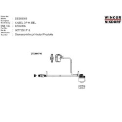 02068486 - CABLE OP INCL. LIGHTING 1.4M.1.35M