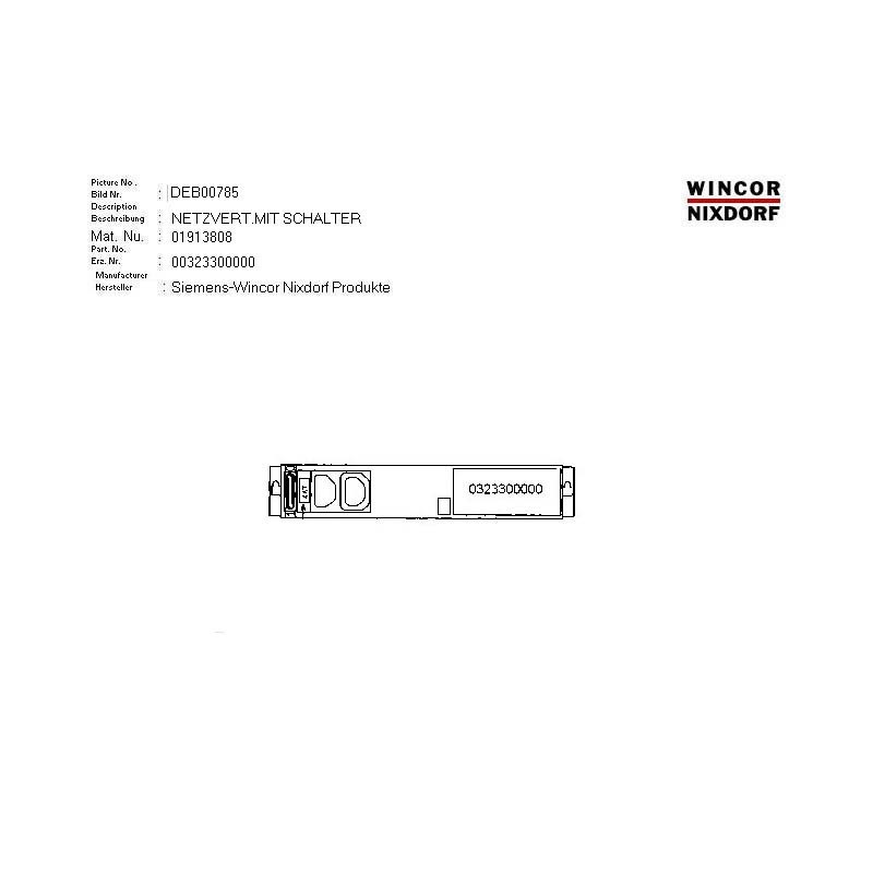 01913808 - DISTRIBUTON BOX W.SWITCH
