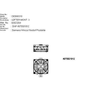 02023264 - FAN PRE-ASSD. 3