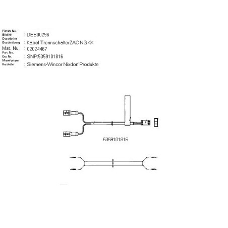02024467 - CABEL DISCONNECT-SWITCH
