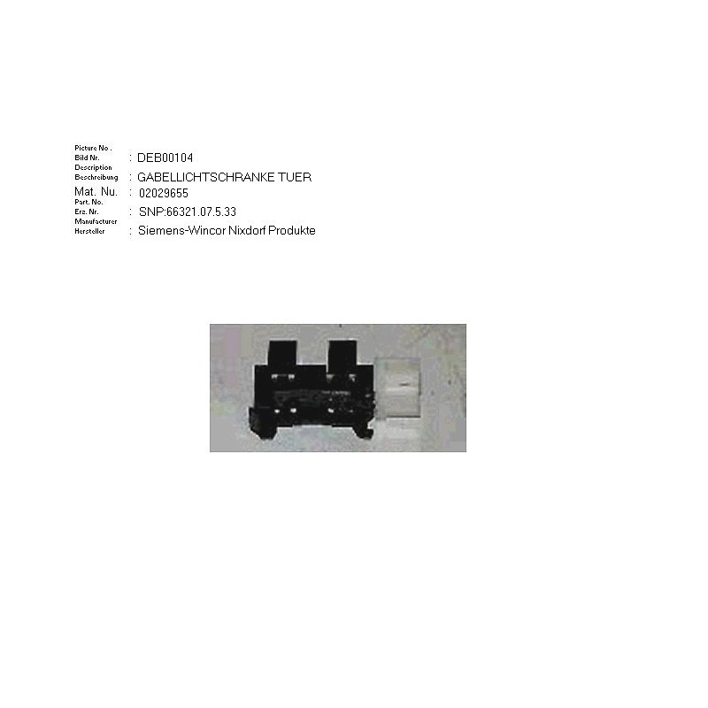 02029655 - OPT-PHOTO-INTERRPTR KIT5036CH SNAP-IN