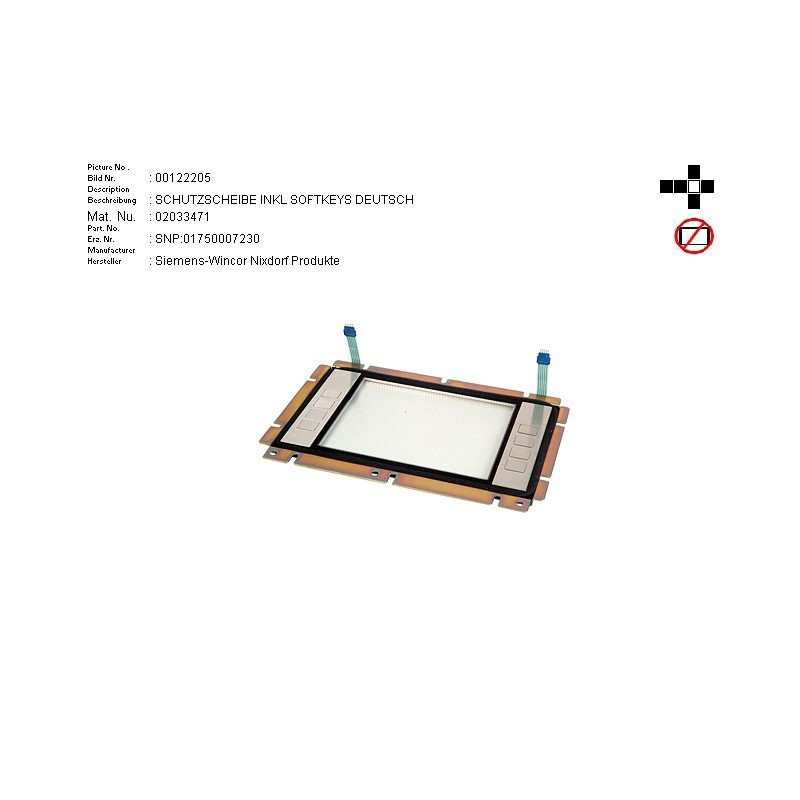 02033471 - CSC.456 PROTECTIVE PANE INCL. SOFTKEYS