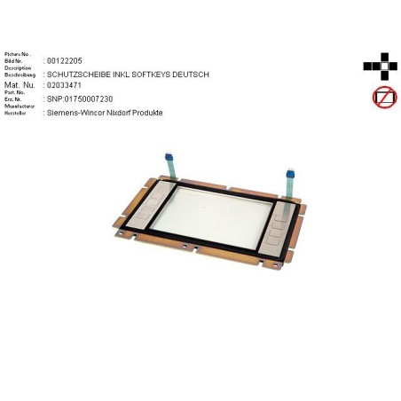 02033471 - CSC.456 PROTECTIVE PANE INCL. SOFTKEYS