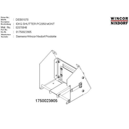 02070848 - SHUTTER PROCASH 2X50 MONT.