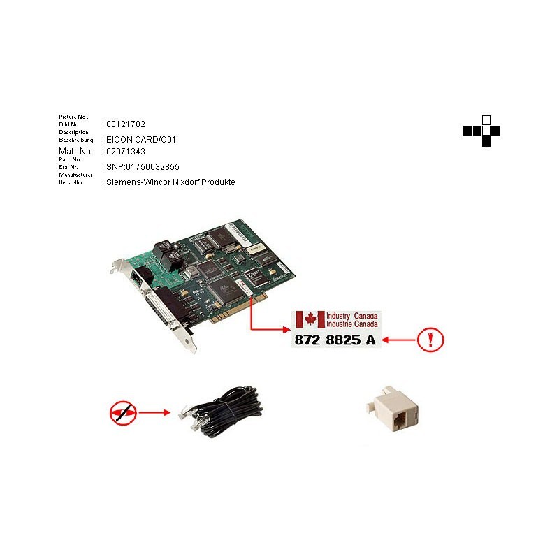 02071343 - EICON CARD.C91  OS.2