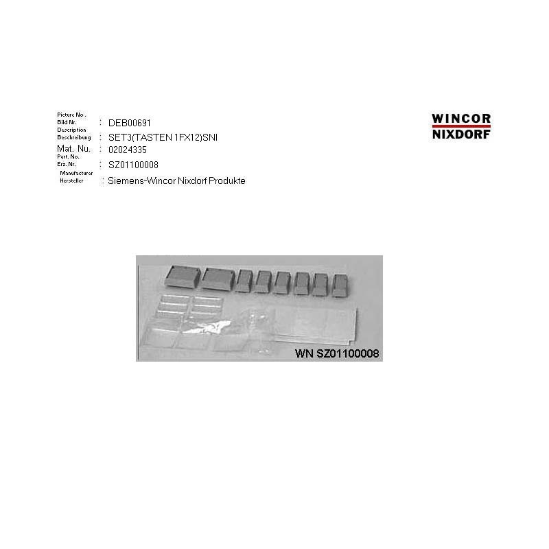 02024335 - KEY UNIT 3. (12X SINGLE KEYS)