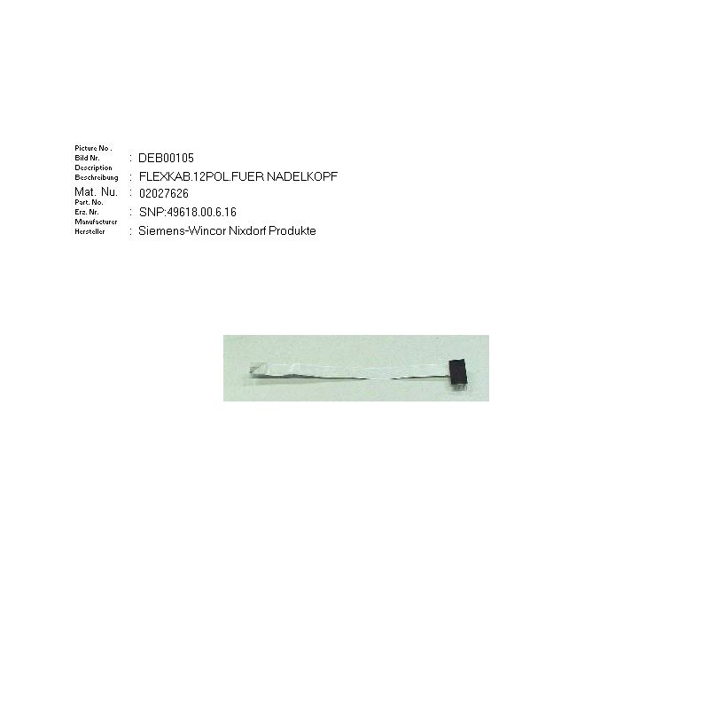 02027626 - FLEXCABLE B60 ASSY.