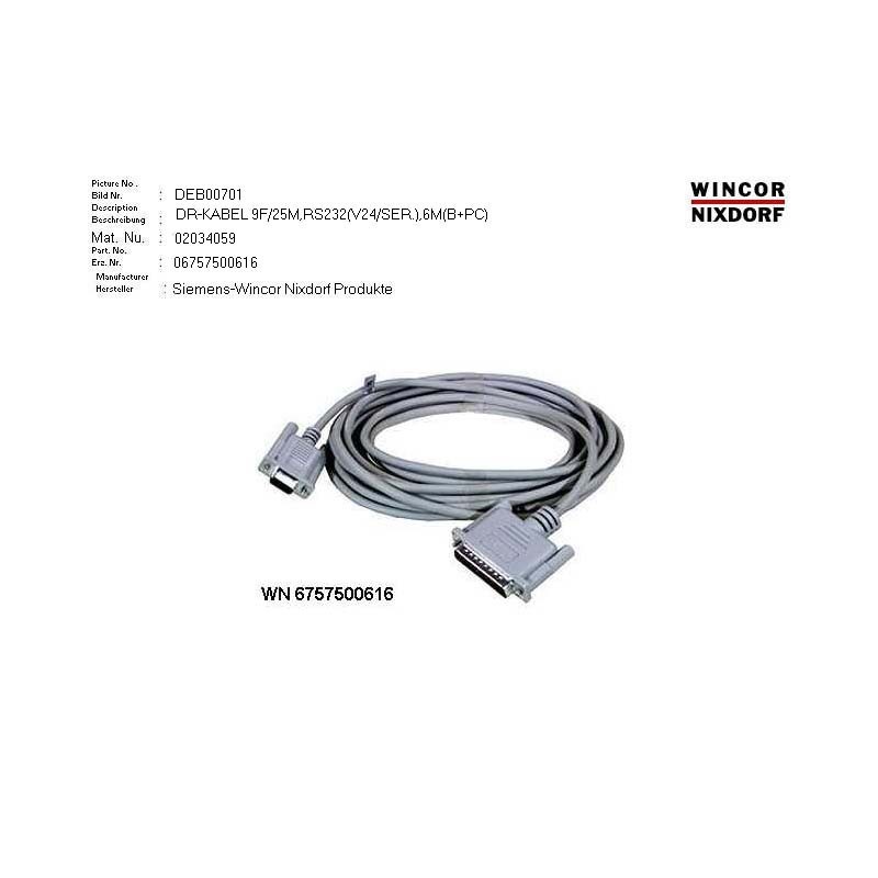 02034059 - PRINTER CABLE 6M 9F.25M S