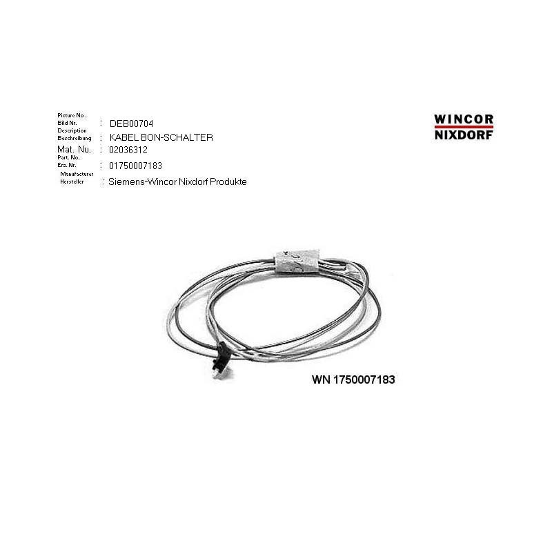 02036312 - CABLE RECEIPT-SWITCH