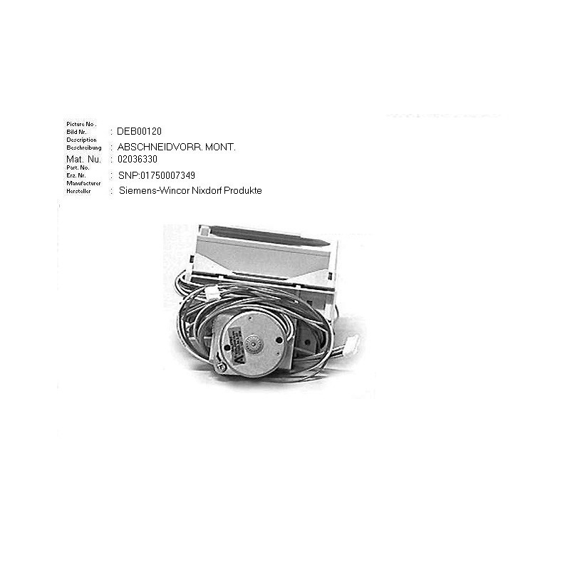 02036330 - CUTT-OFF DEVICE ASSD.