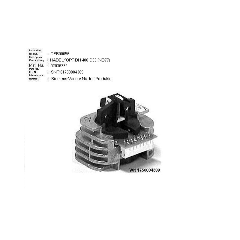 02036332 - PRINT HEAD ND77.ND210