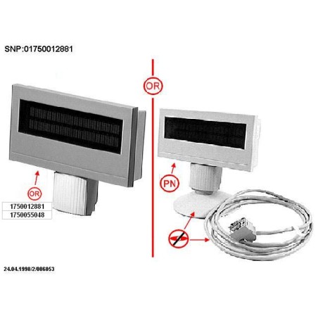 02037699 - CUSTOMER DISPLAY V24  CHARACTER SETS