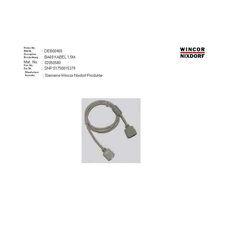 02050580 - VGA.4-DISPLAYCABLE 1.5M