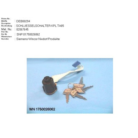 02067645 - KEYLOCK SWITCH COMP.ASSY