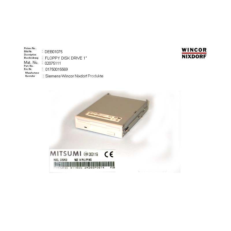 02075111 - FLOPPY DISK DRIVE 1  ERGY MITSUMI:D359M3