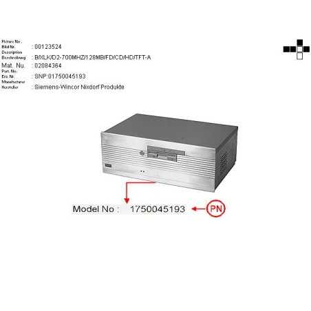 02084364 - B.XLK D2 -733MHZ 128MB FD.CD.HD TFT-A