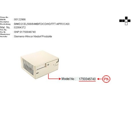 02084372 - B.M D2 C566 64MB FD.CD HD TFT-A PROCASH