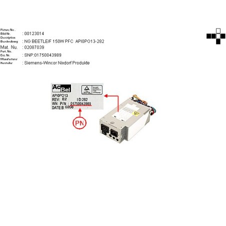 02087039 - PS BEETLE.F 150W PFC  API0PO13-282