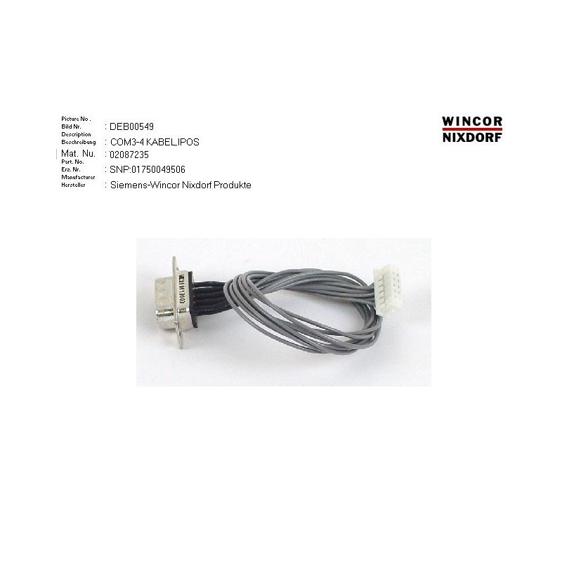 02087235 - COM3-4 CABLE IPOS