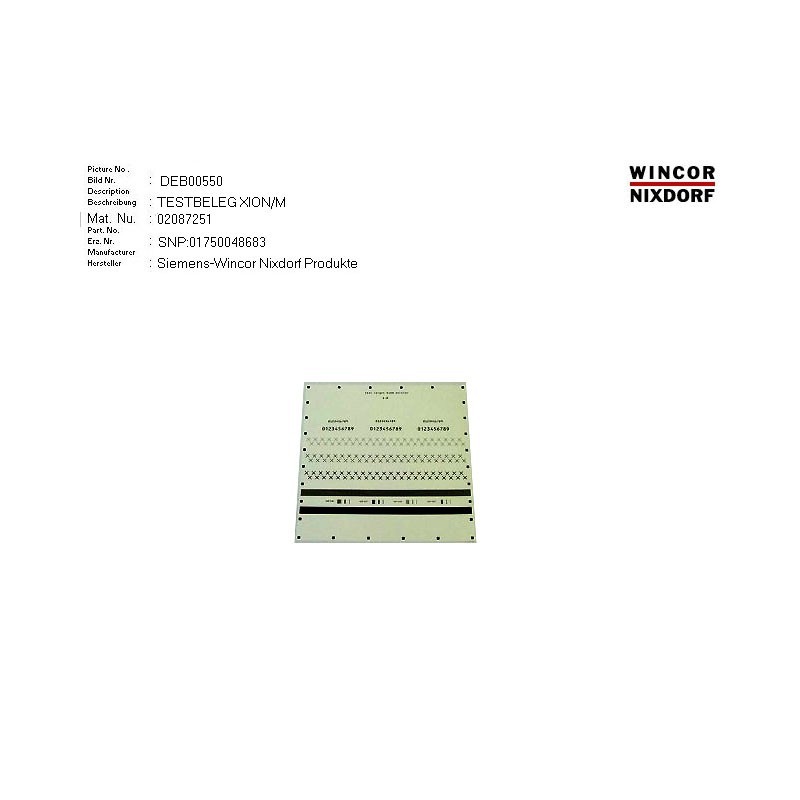 02087251 - TEST TARGET XION.M