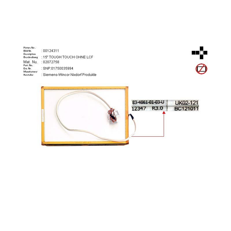 02072758 - 15  TOUGH TOUCH WITHOUT LCF