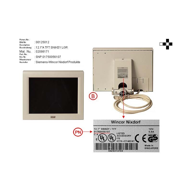 02098171 - +12.1  A TFT SNIKEY LGY