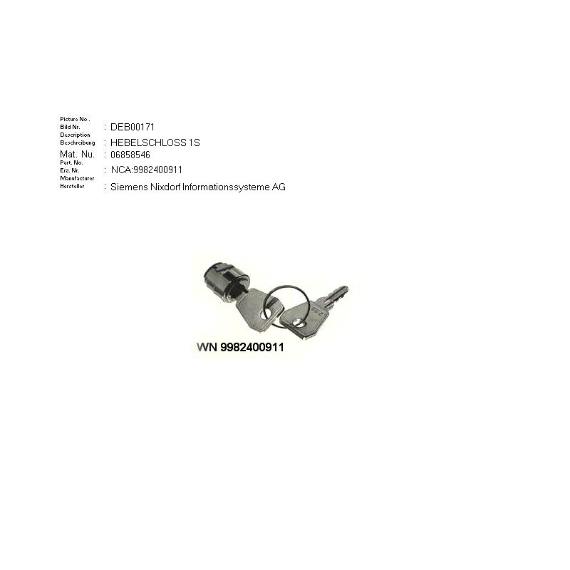 06858546 - FLAT LOCK