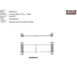 06426077 - RIBBON CABLE 25WAY 70MM