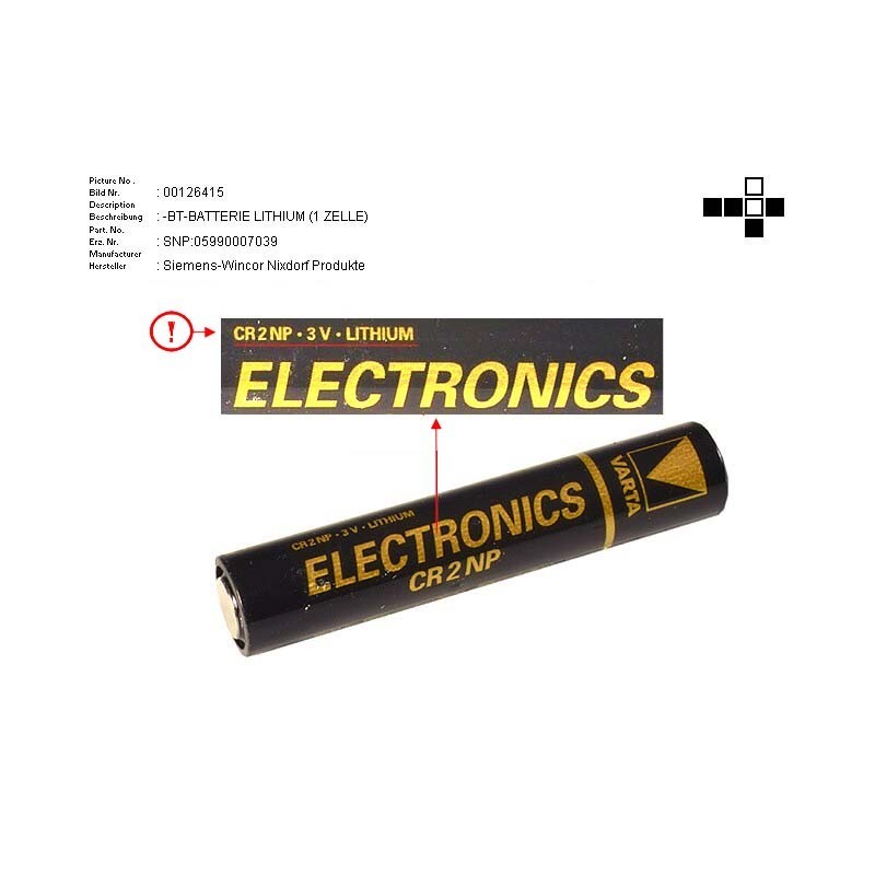 06461581 - BATTERY LITHIUM UL