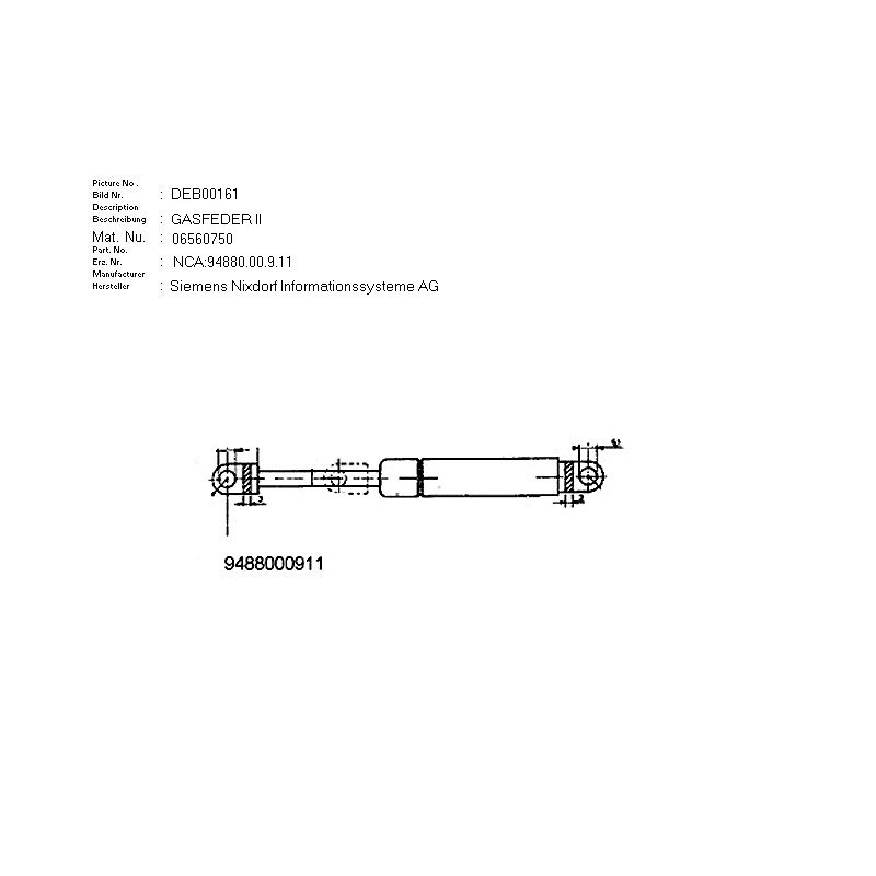 06560750 - GAS SPRING II 200 N