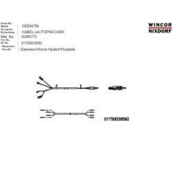 02065773 - CABLE SPEAKER 3.7M