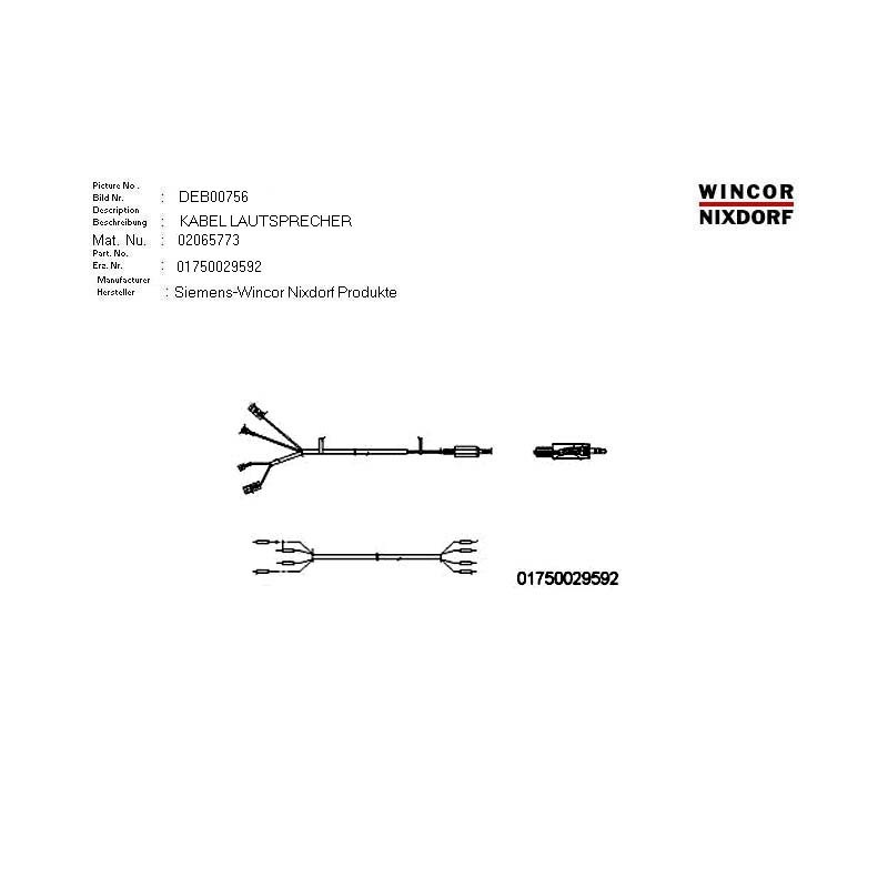 02065773 - CABLE SPEAKER 3.7M