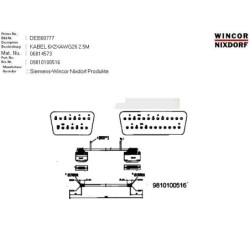 06814573 - CABLE 6X2XAWG26 2.5M