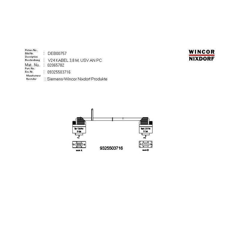 02065782 - V24 CABLE 3.8M