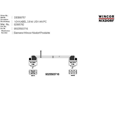 02065782 - V24 CABLE 3.8M