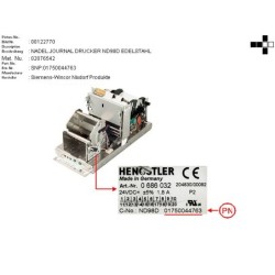 02076542 - DOT MATRIX JOURNAL PR. ND98D.STAINL.ST.